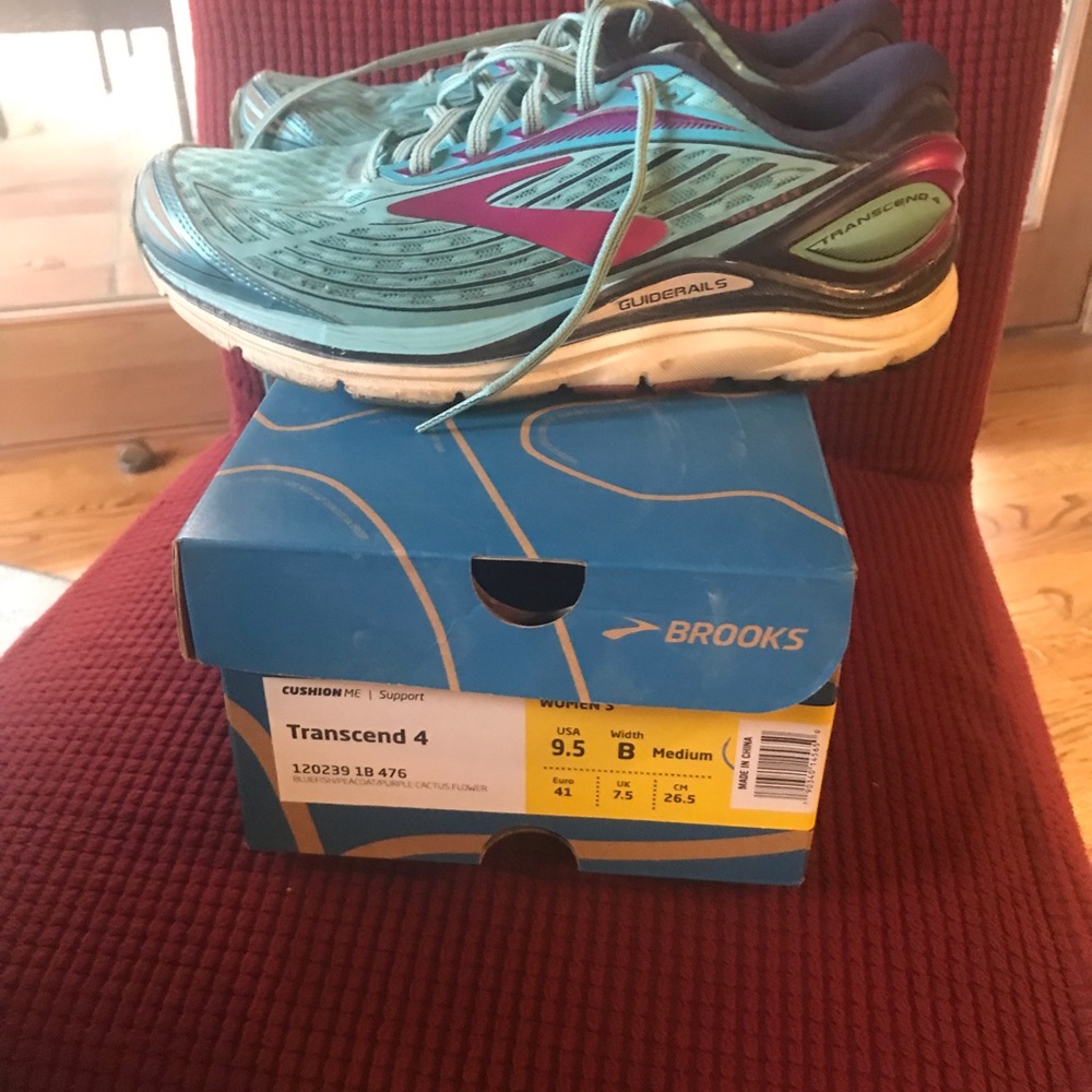 Brooks Transcend 4 Women's Running Shoes - Blue